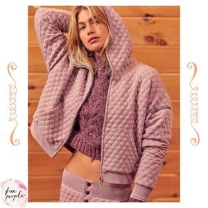 Free People Hibernatin' Hoodie in Taupe Dove